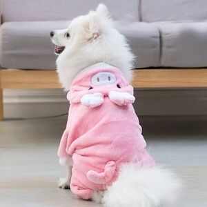 PINK PIGGY DOG ONE PIECE HALLOWEEN COSTUME
